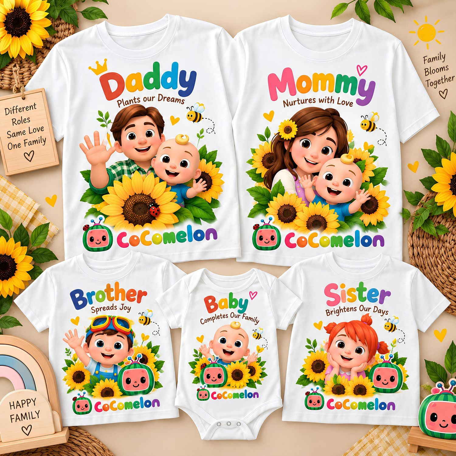 Cocomelon Theme Shirts