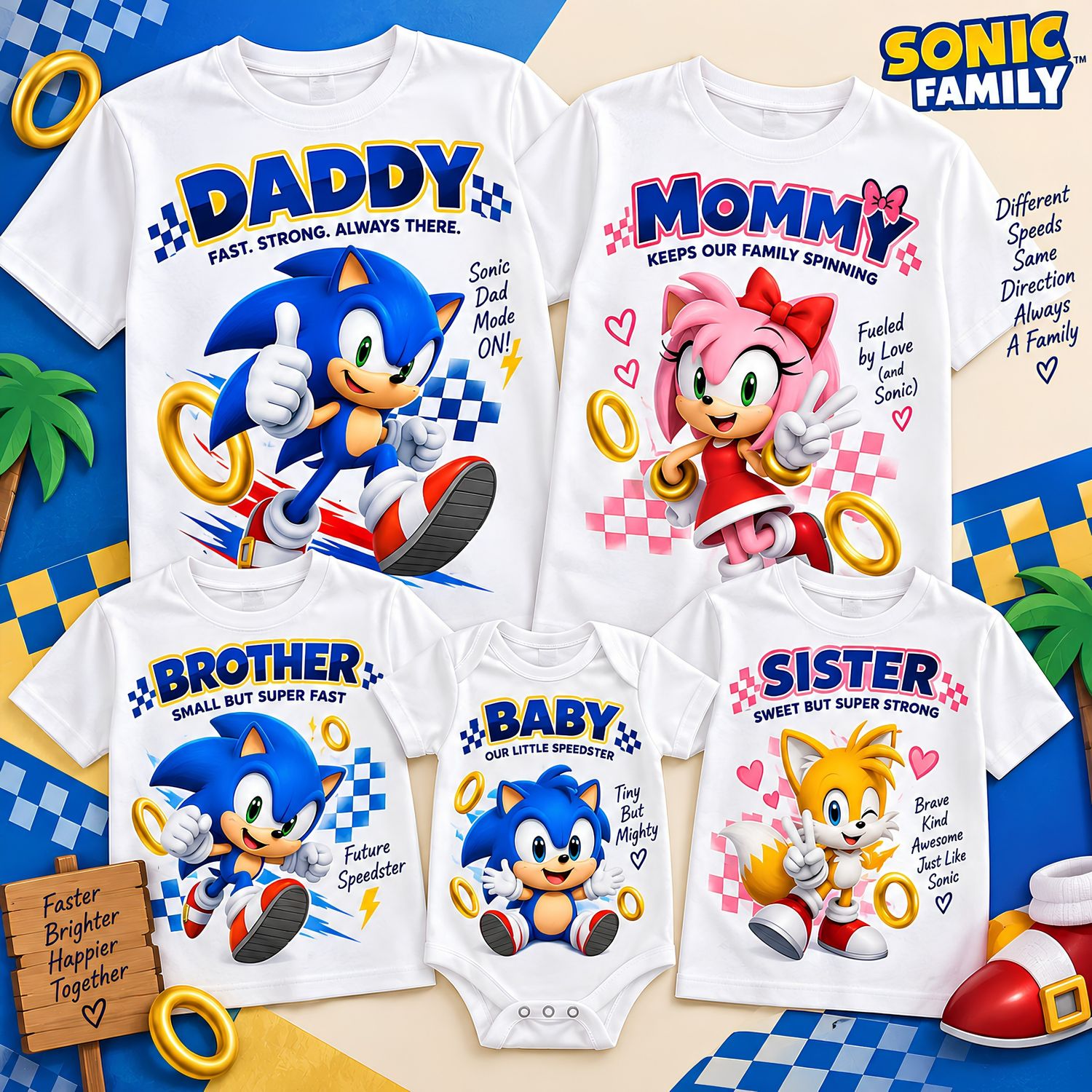 Super Sonic Theme Shirts
