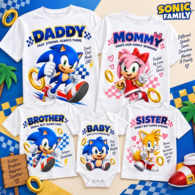 Super Sonic Theme Shirts