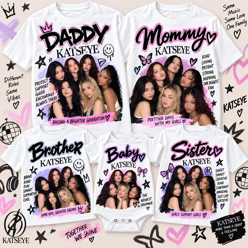 Katseye Family Theme Shirts