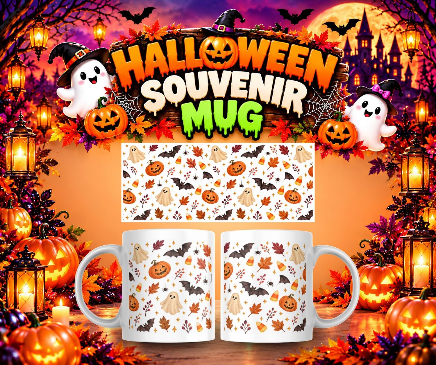 Ceramic Mug Spooky 8