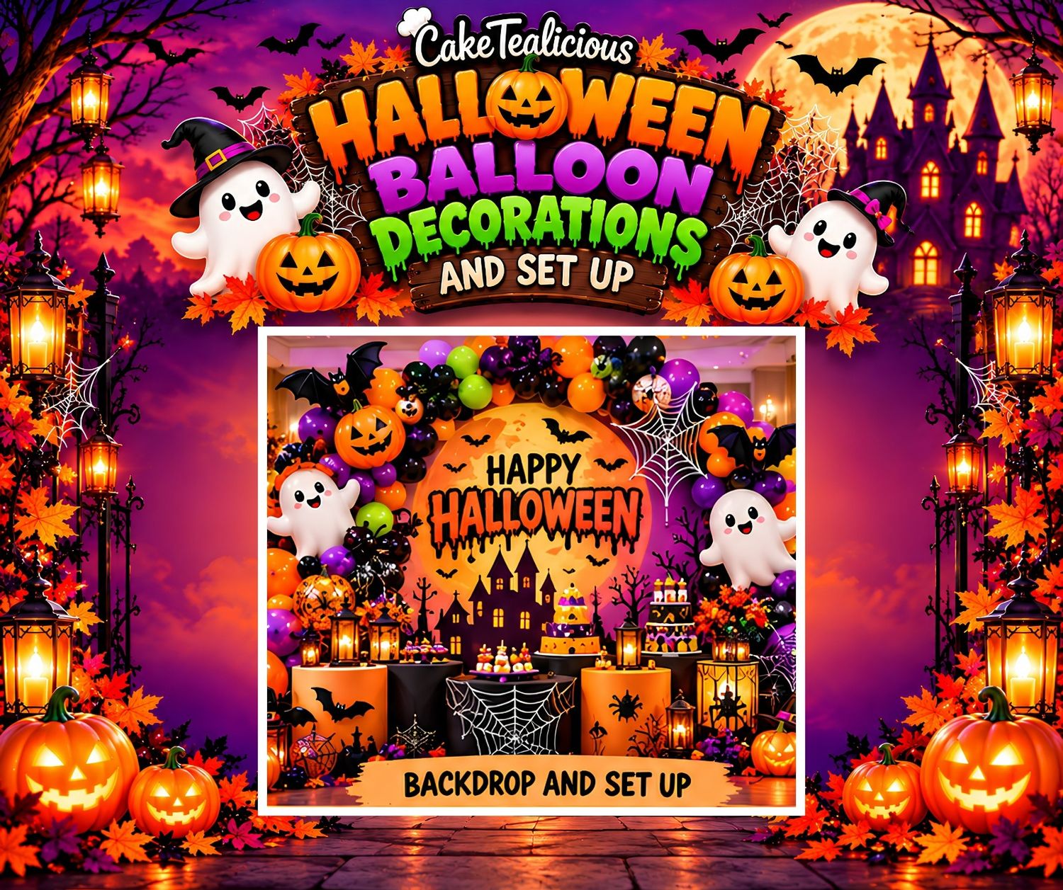 Halloween Backdrop Decor 2