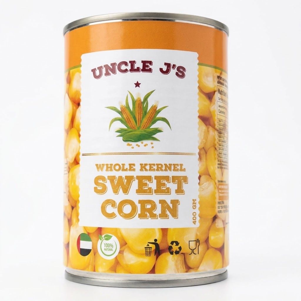 Uncle J`s Sweet Corn 400gm