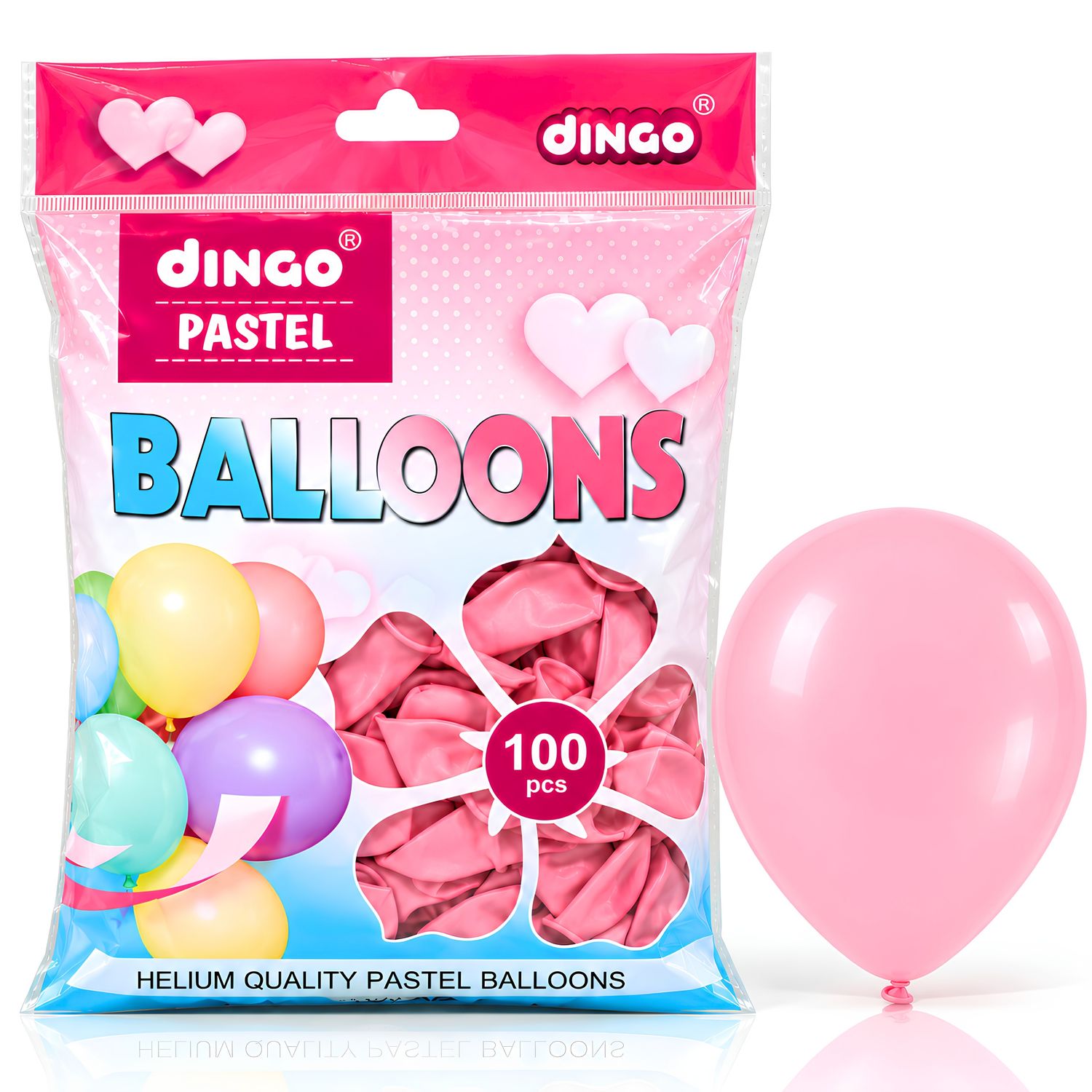 Pastel Pink 100pcs 12″ 2.8g Latex Balloon