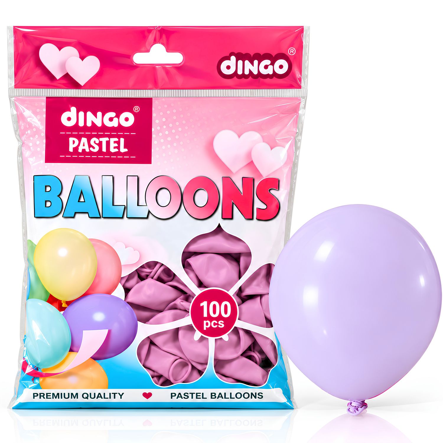 Pastel Purple 100pcs 12″ 2.8g Latex Balloon