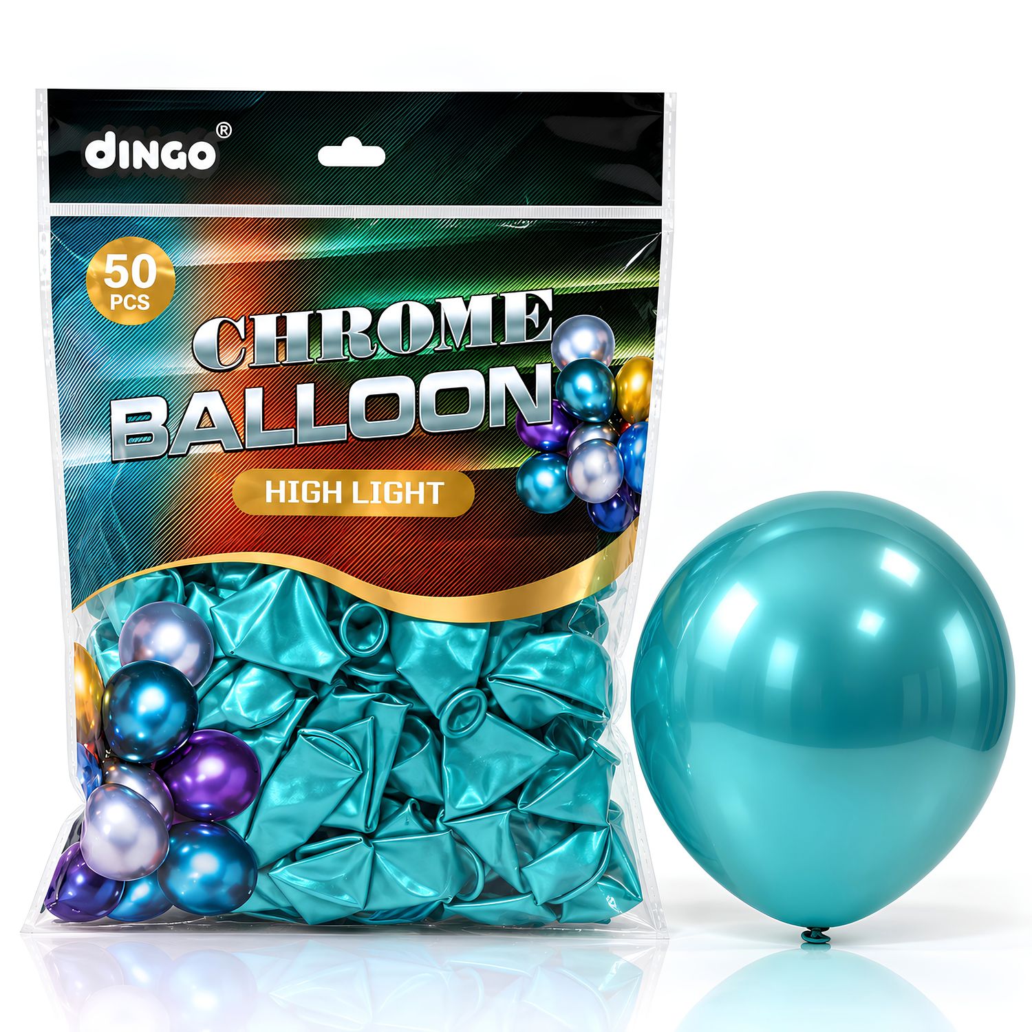 Chromatic Teal 50pcs/pack 12inch