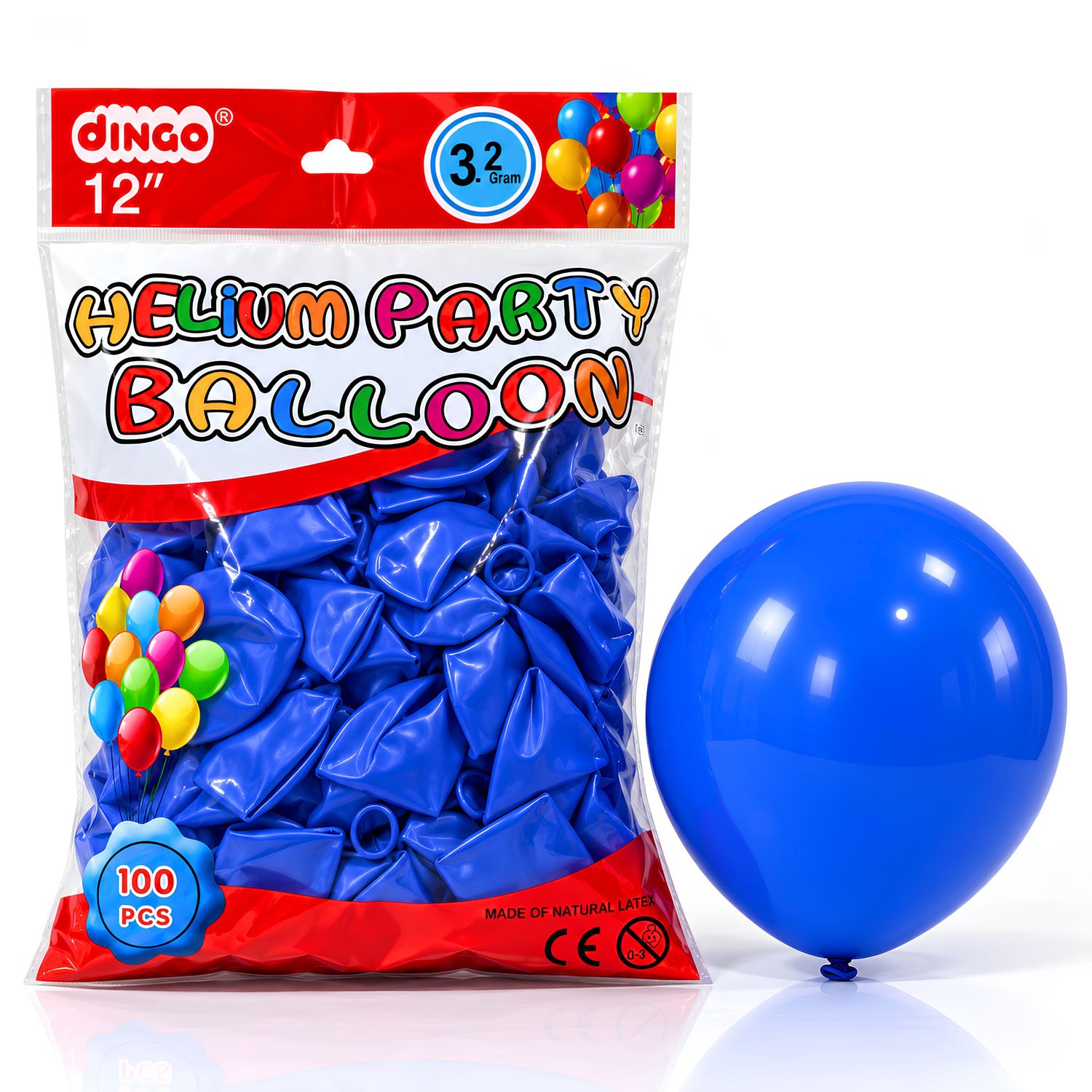 Royal Blue 100pcs 12″ 3.2g Latex Balloon
