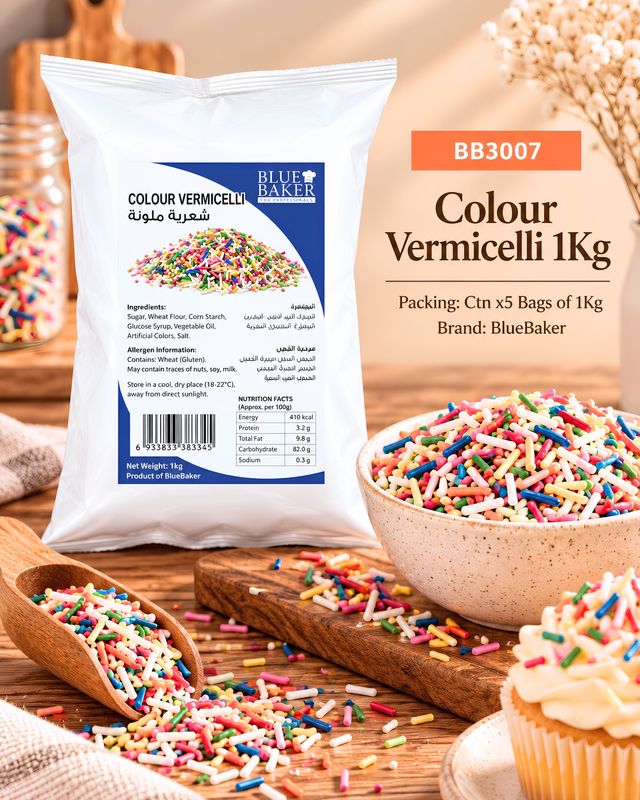 Colour Vermicelli 1Kg	Bluebaker