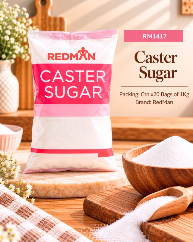 Caster Sugar 1Kg RedMan