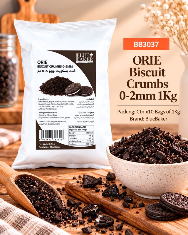 ORIE Biscuit Crumbs 0-2mm 1Kg Bluebaker