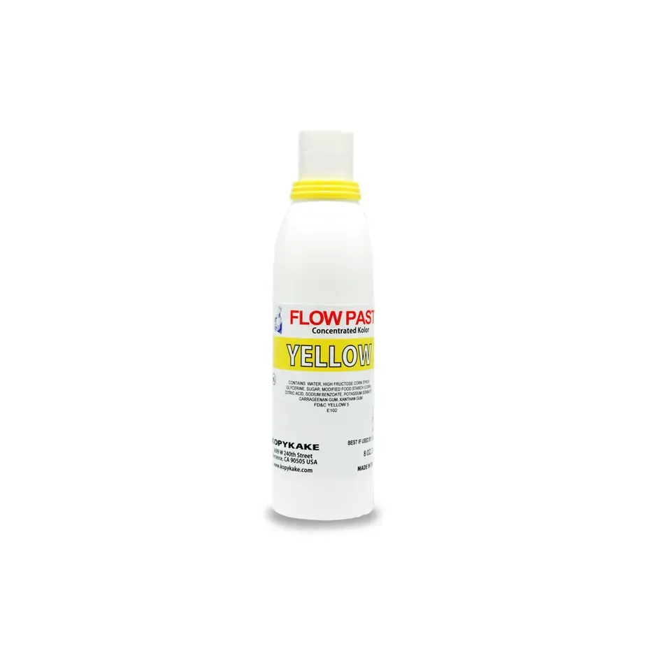Kopykake Flow Paste Yellow 8oz