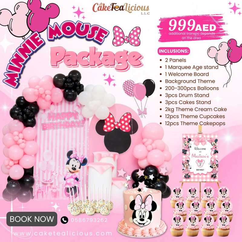 Minnie Mouse Combo Package