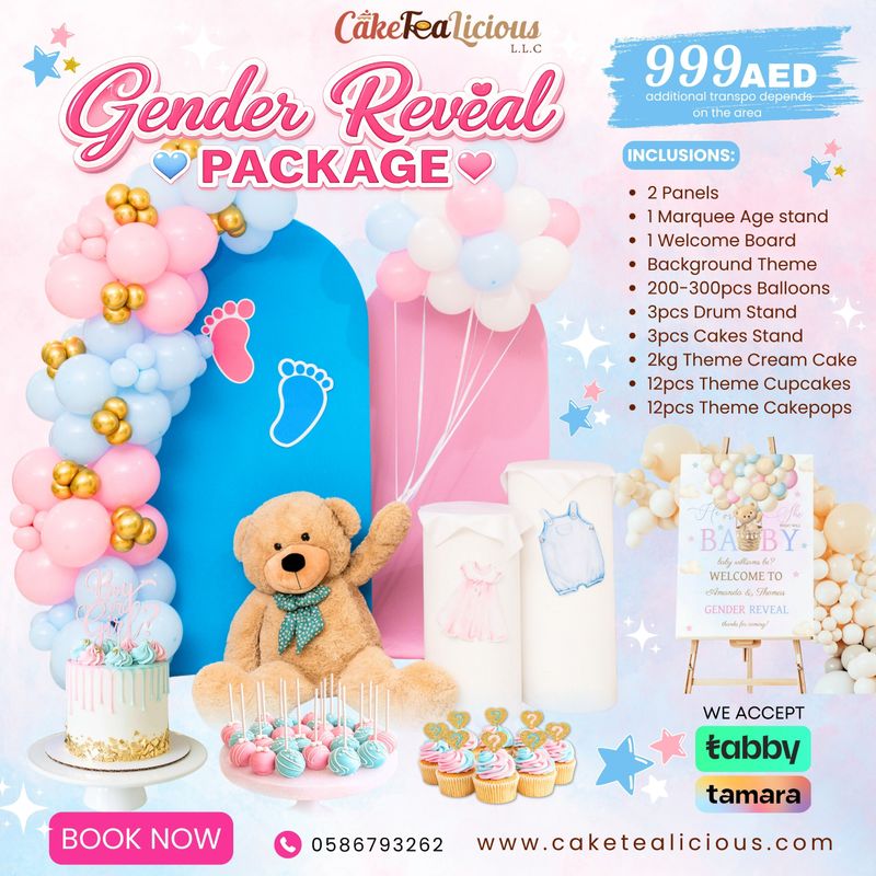 Gender Reveal Combo Package