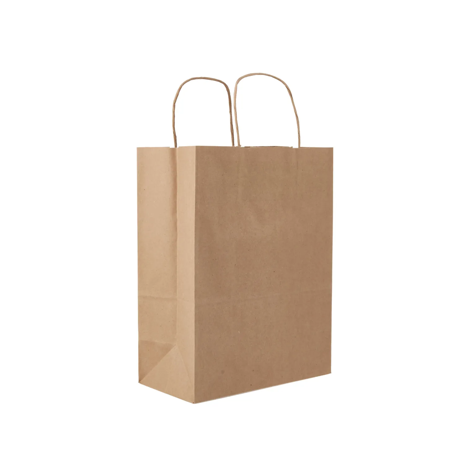 Twisted Paper Bag Brown 24x28x12cm