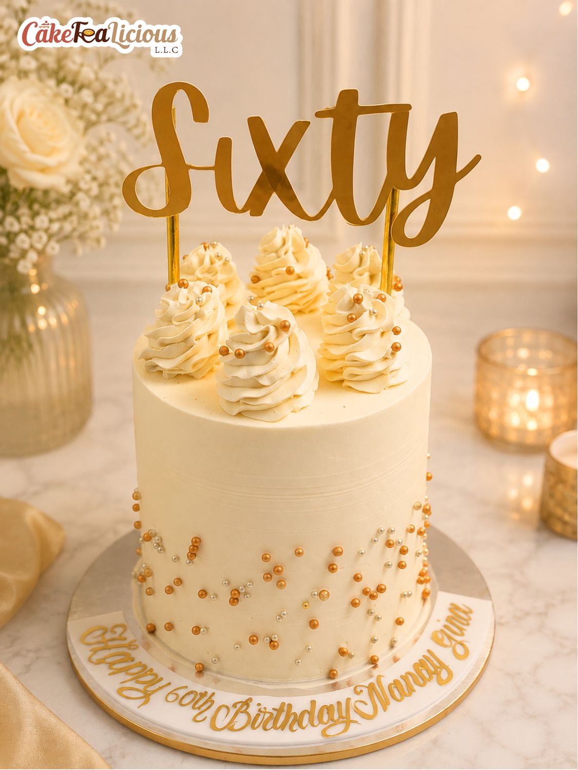 60th Birthday Cake 5