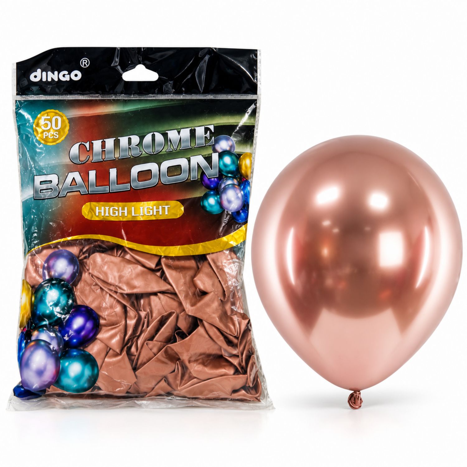 Chromatic Rose Gold 50pcs/pack 12inch