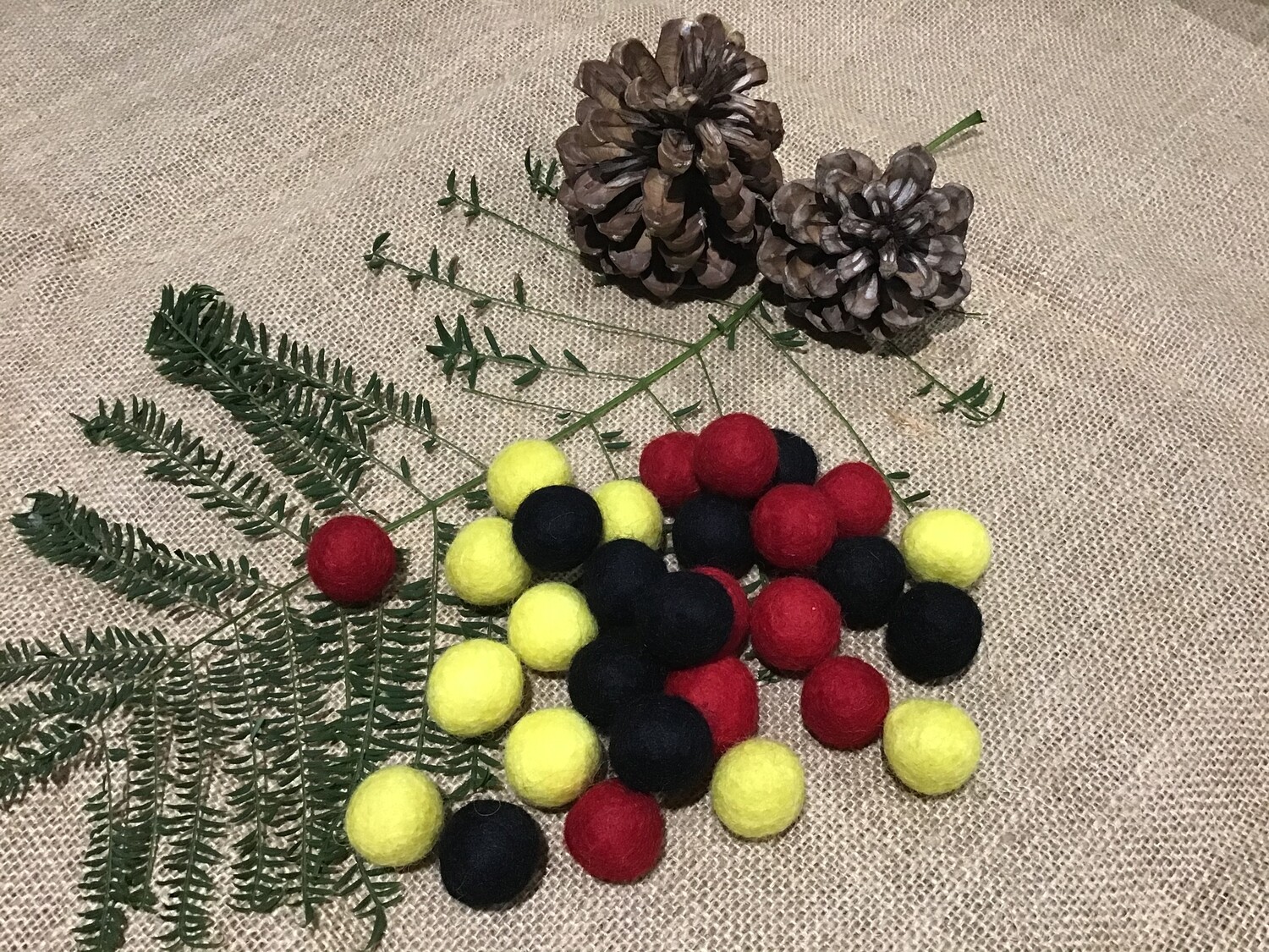 Aboriginal Inspired Felt Balls