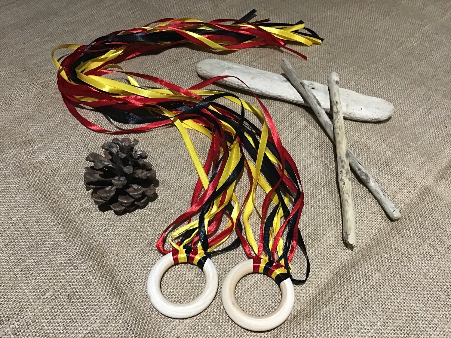 Aboriginal Inspired Hand Kites