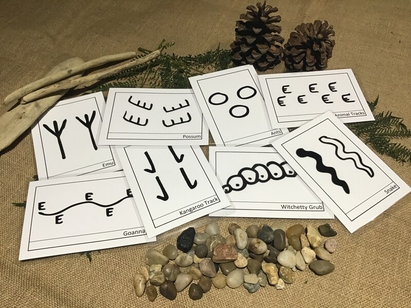 DISCONTINUED ITEM - Aboriginal Inspired Symbol and Pebble Set