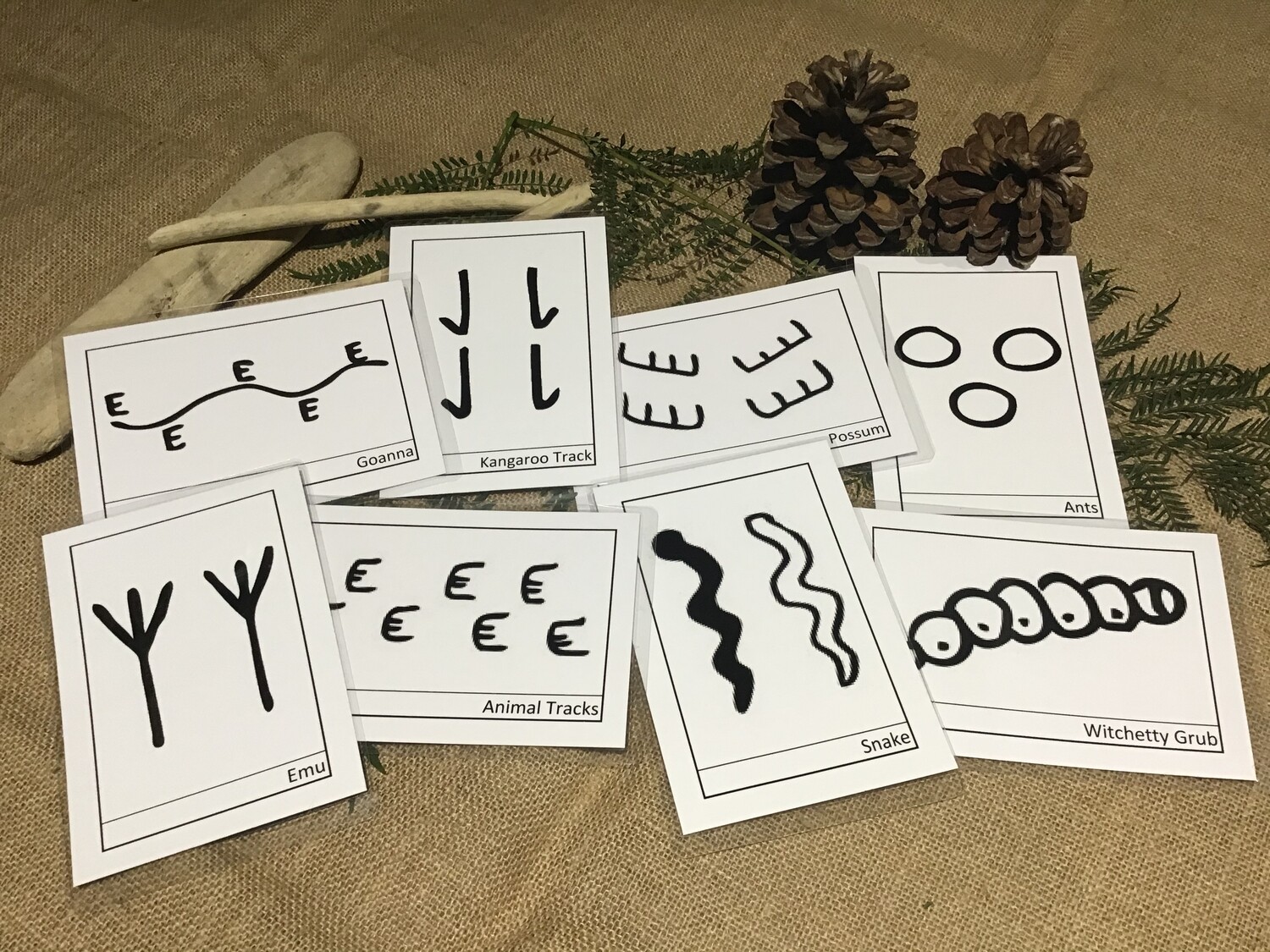 DISCONTINUED ITEM - Aboriginal Inspired Symbols - Animals and Tracks