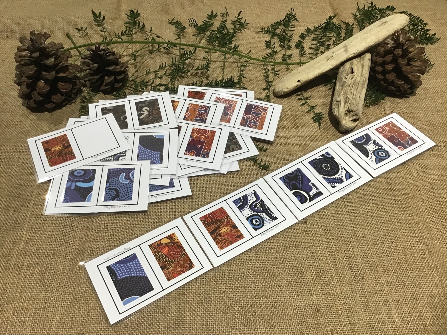 Aboriginal Art Inspired Dominoes