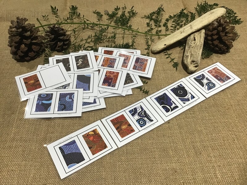 Aboriginal Art Inspired Dominoes