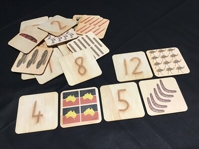 Indigenous Counting Tiles 1-12