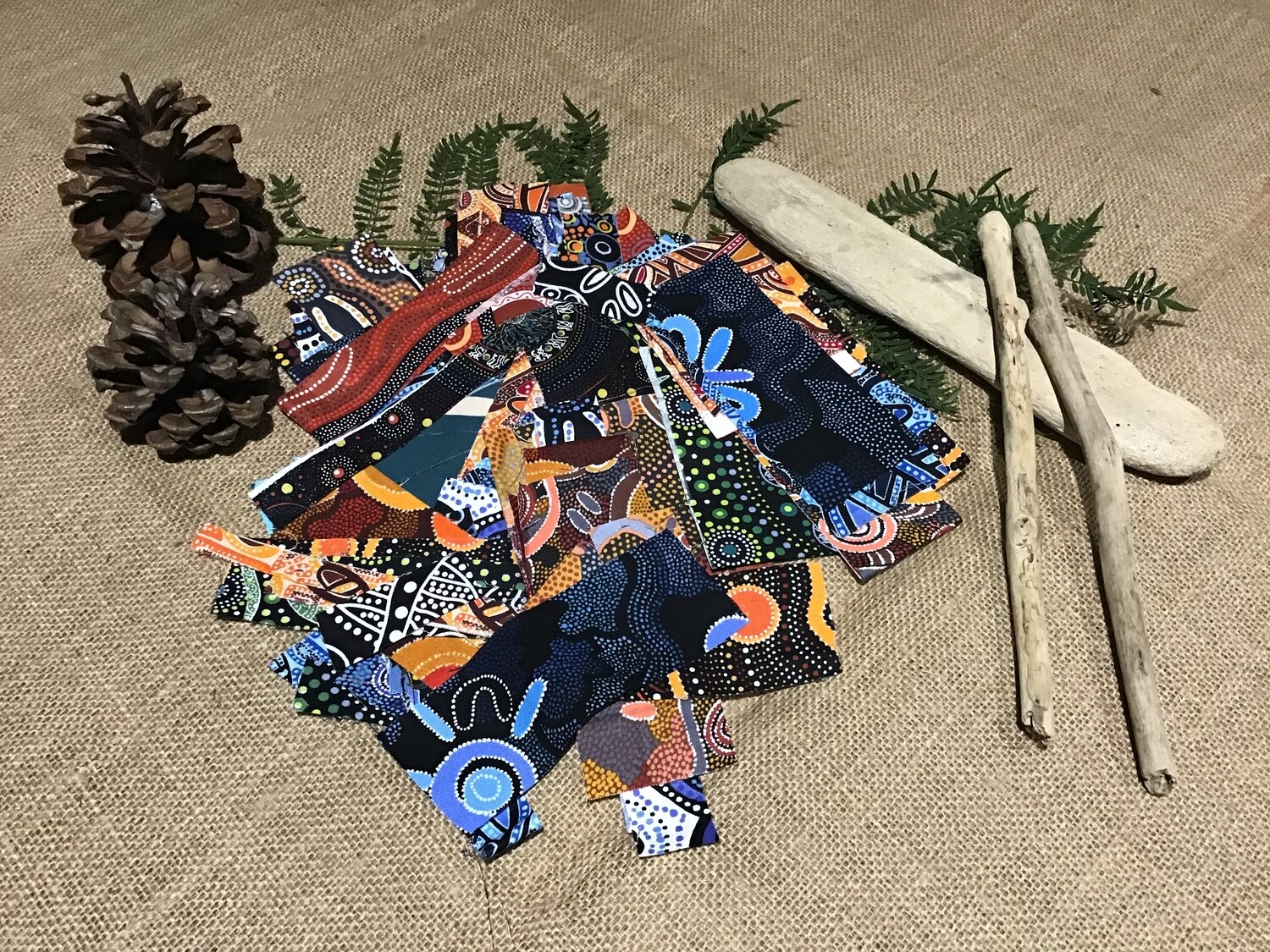 Aboriginal Art Collage Scrap Pack