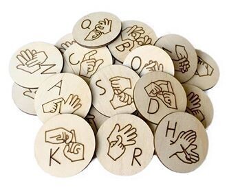 Auslan Letter Discs