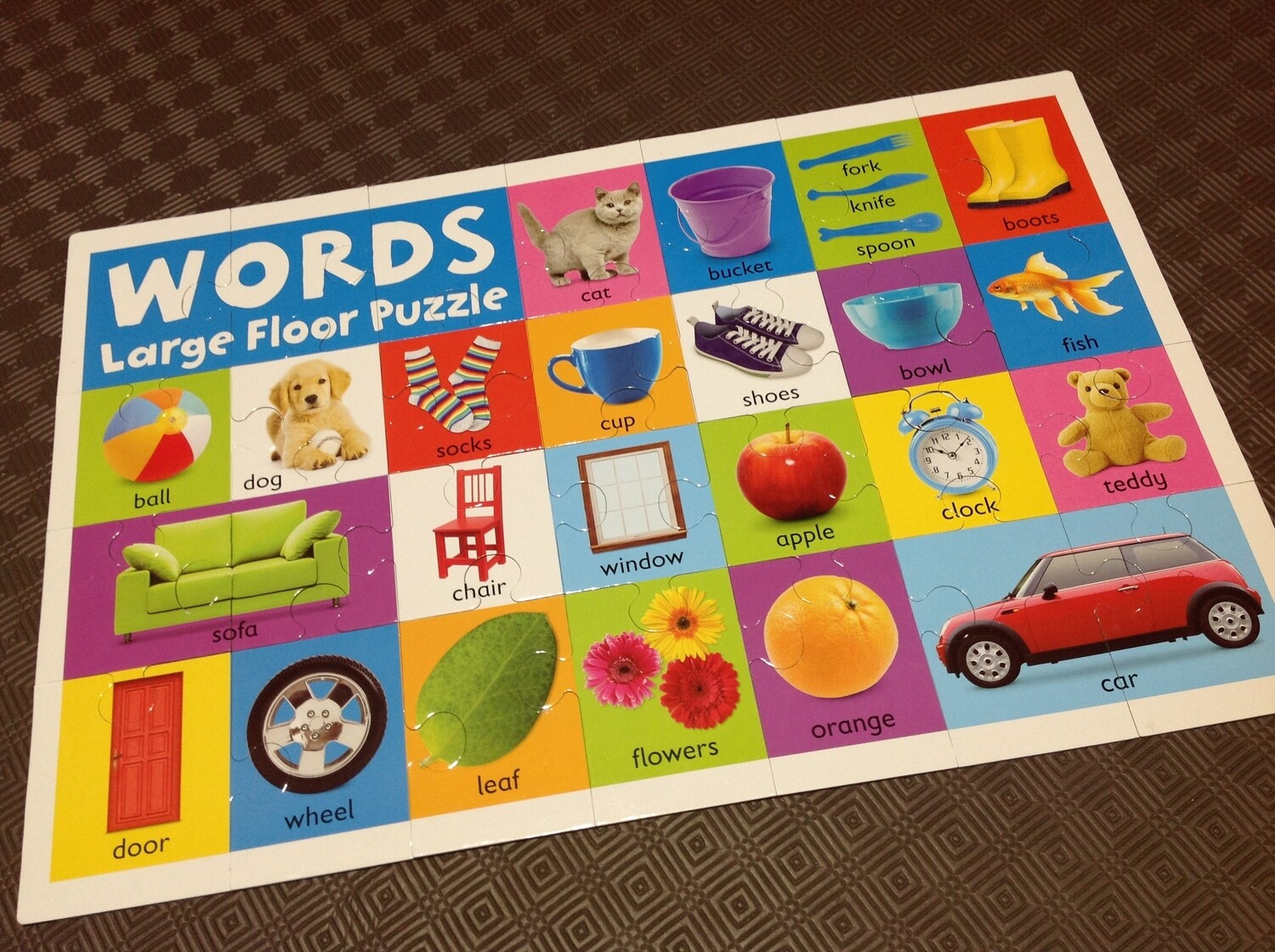 Words 28pce Floor Puzzle