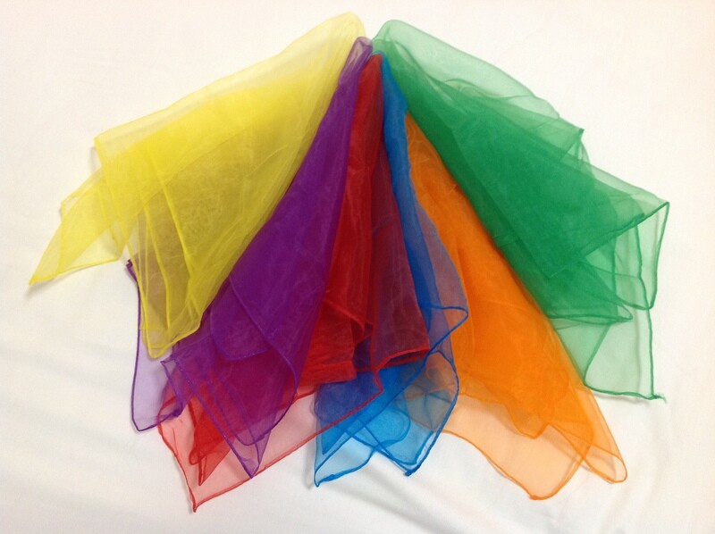 Rainbow Dancing Scarves