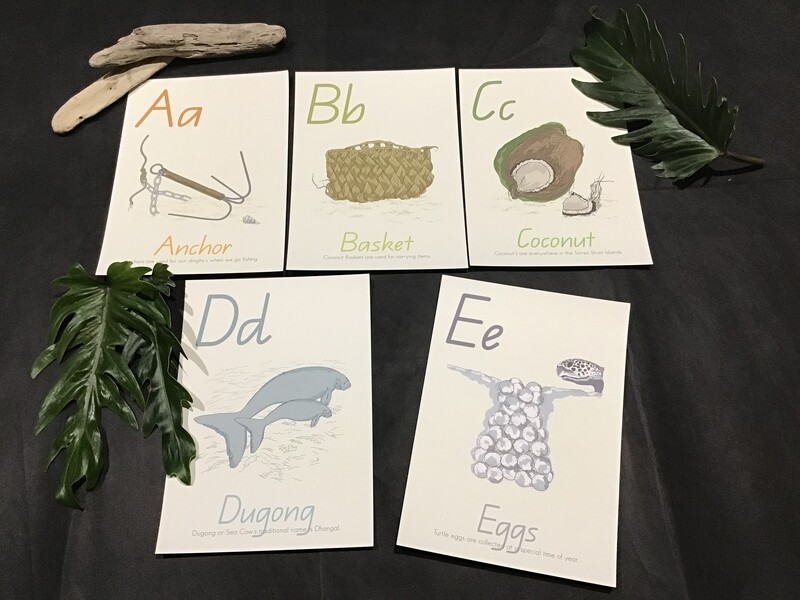 DISCONTINUED ITEM - Torres Strait Islander Alphabet Display Cards
