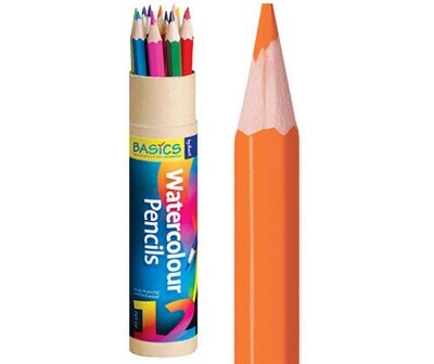 Basics Watercolour Pencils 12&#39;s
