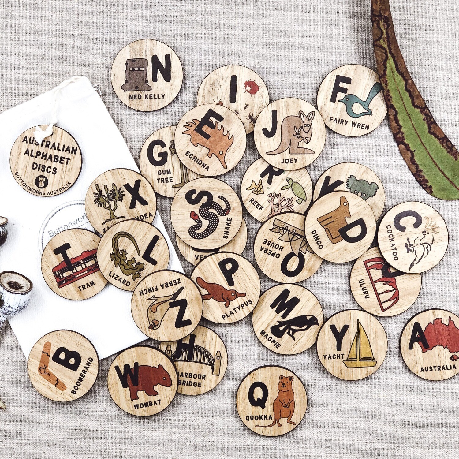 Australian Alphabet Discs