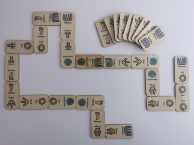 Animal Track Dominoes