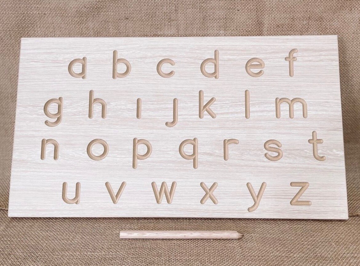 Lowercase Alphabet Tracing Board with Stylus