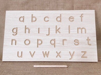 Lowercase Alphabet Tracing Board with Stylus