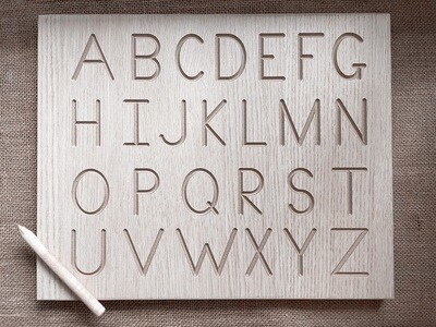 Uppercase Alphabet Tracing Board with Stylus