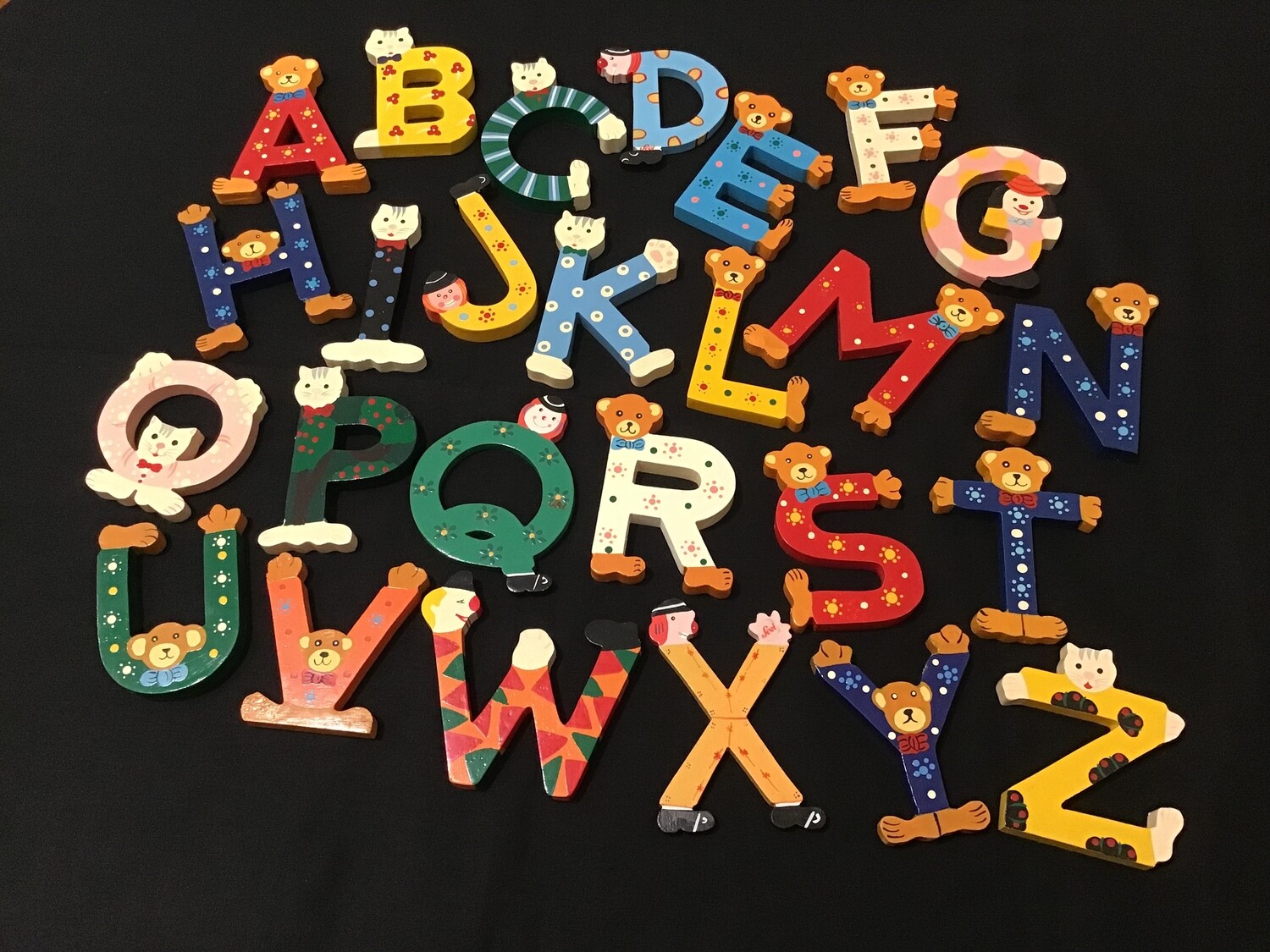 Wooden Alphabet Letters