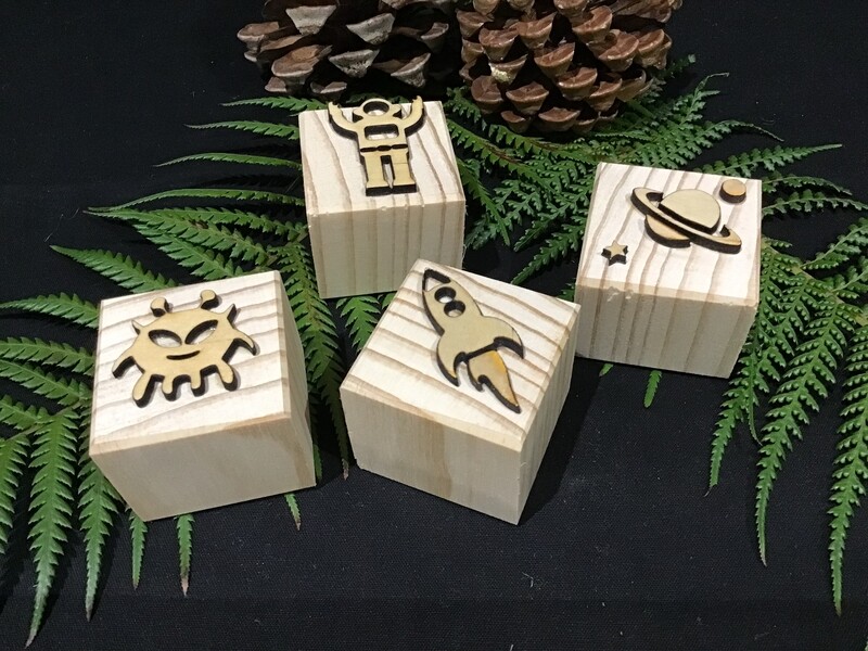 Space Exploration Playdough Stamps