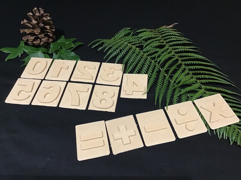 Number Eco Stamp Set