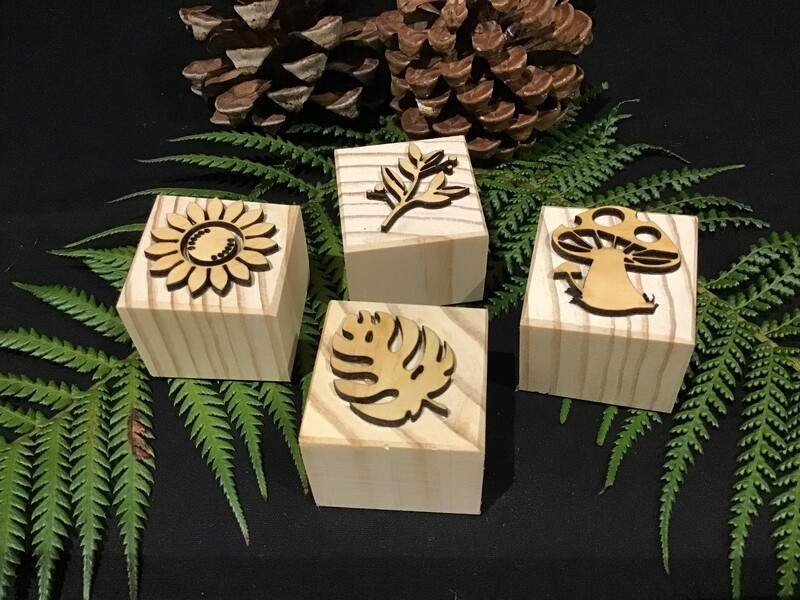 Botanical Playdough Stamps
