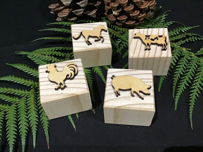 Farm Animal Playdough Stamps