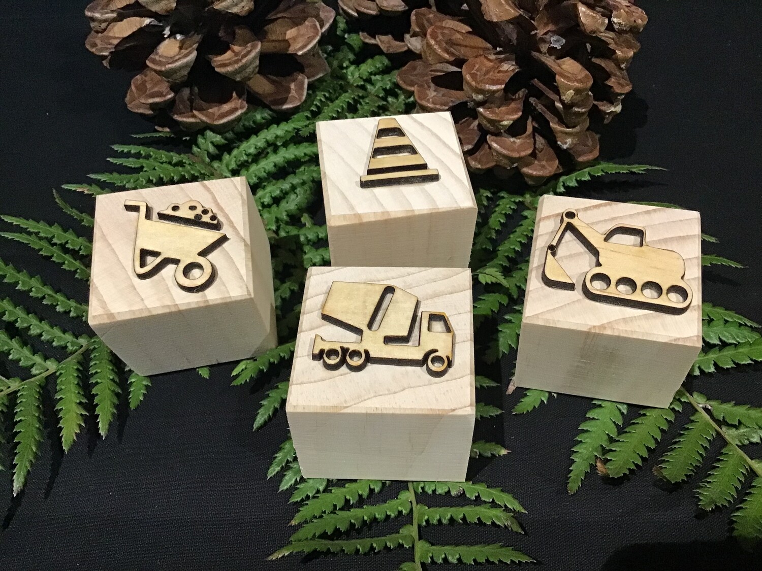 Construction Playdough Stamps