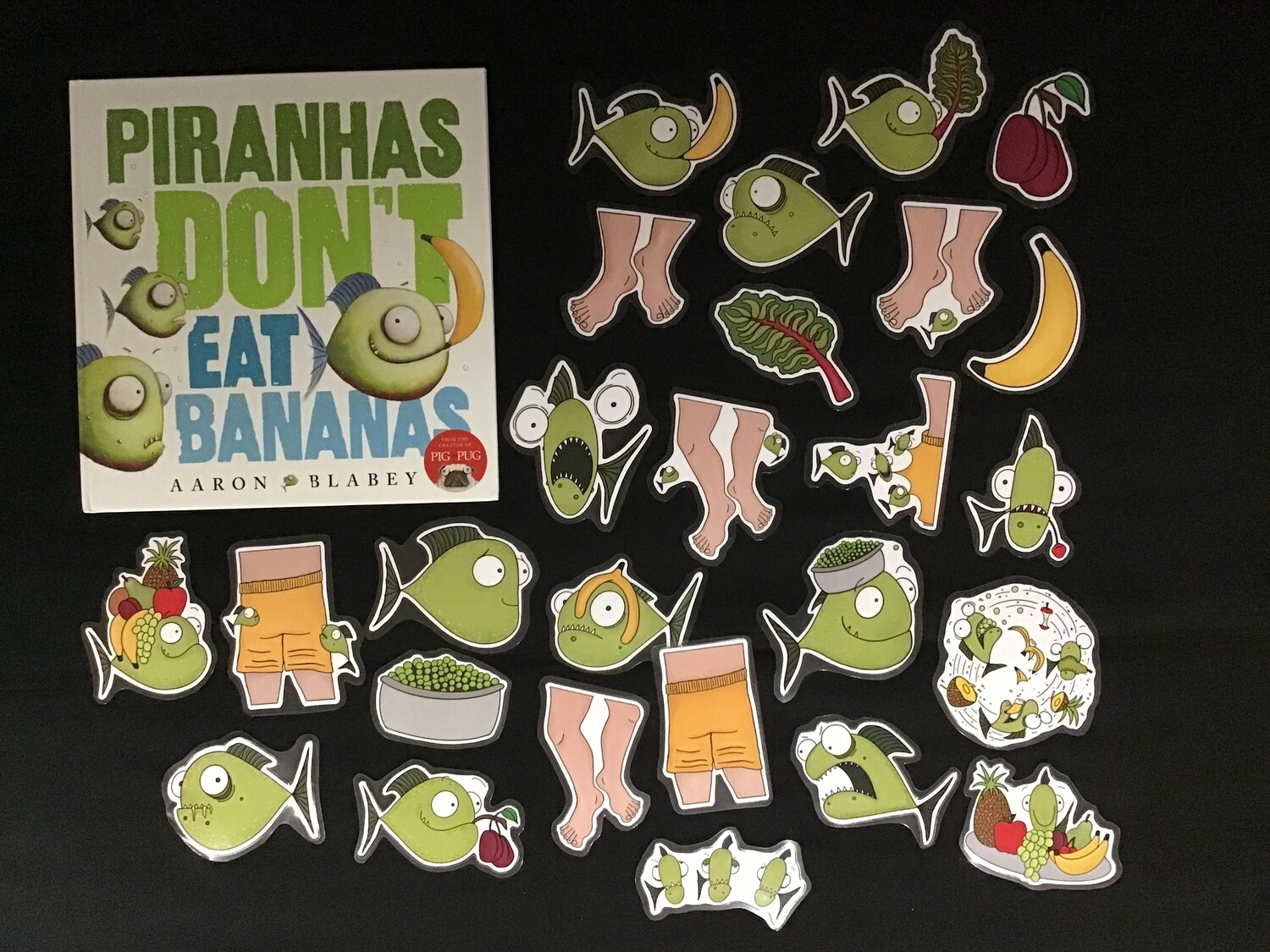 Piranhas Don&#39;t Eat Bananas Story Bag