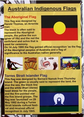 Australian Indigenous Flags A3 Poster