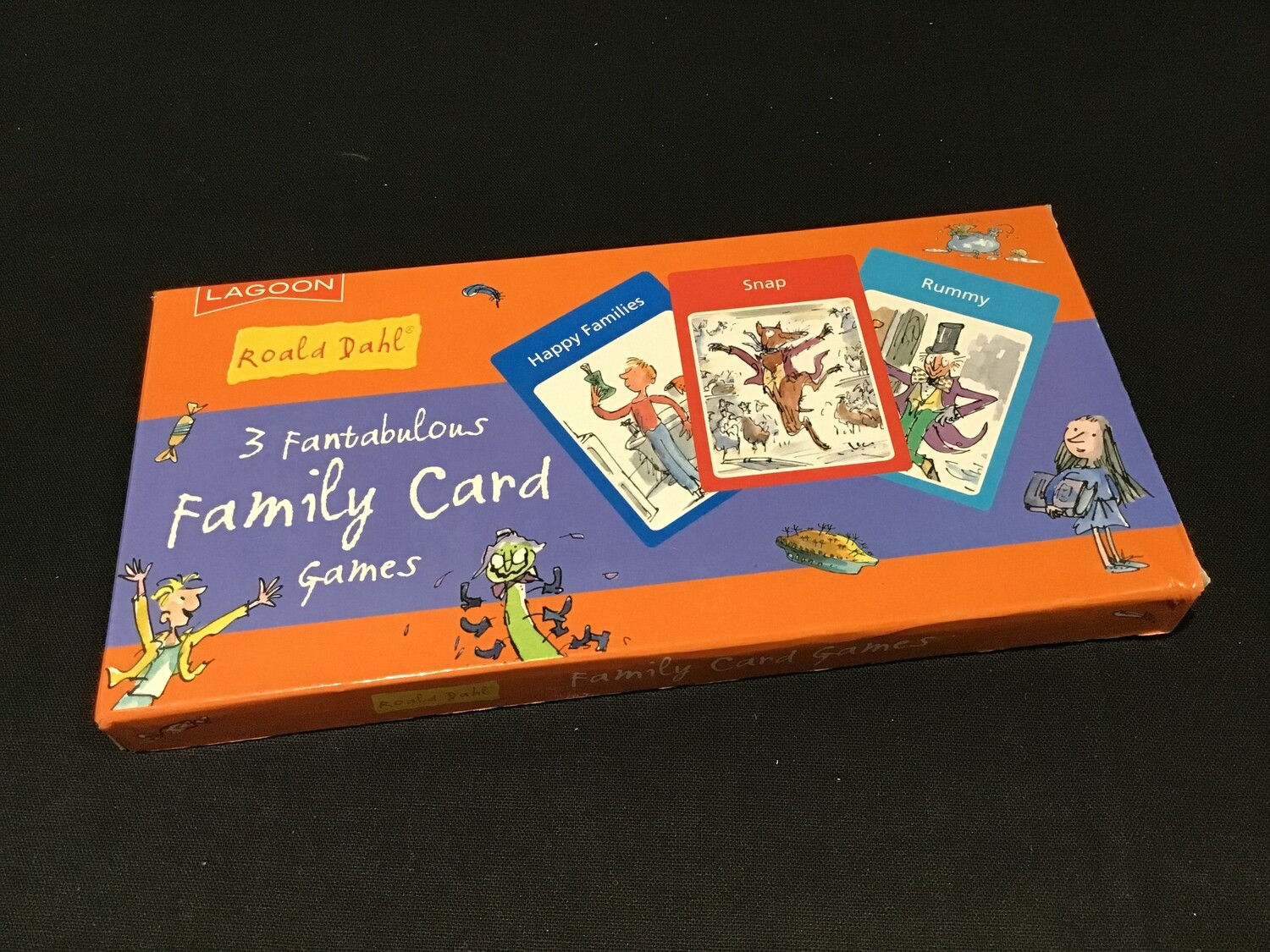 Roald Dahl - 3 Fantabulous Family Card Games