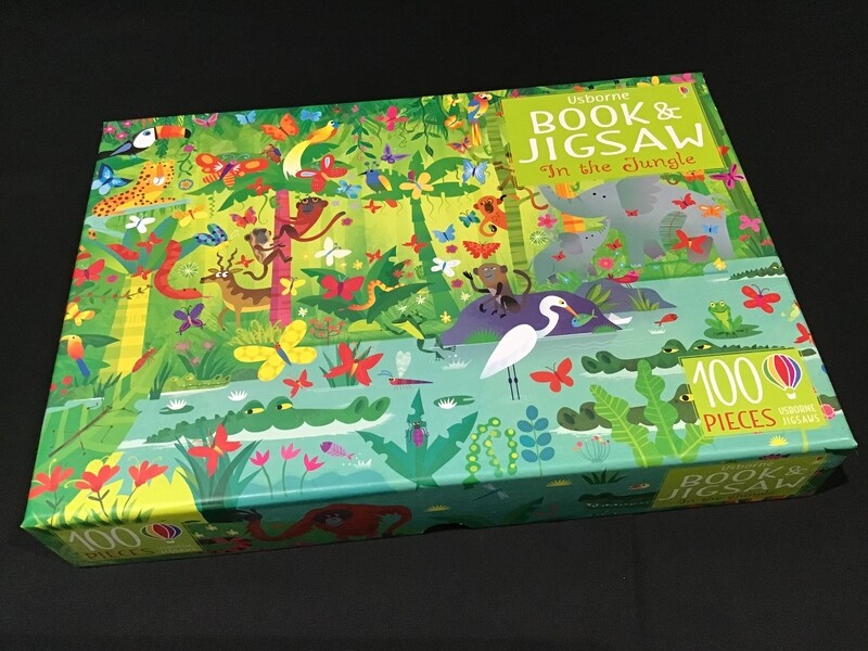 In the Jungle 100pce Puzzle with Book