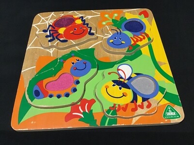 Bugs Wooden 4pce Puzzle