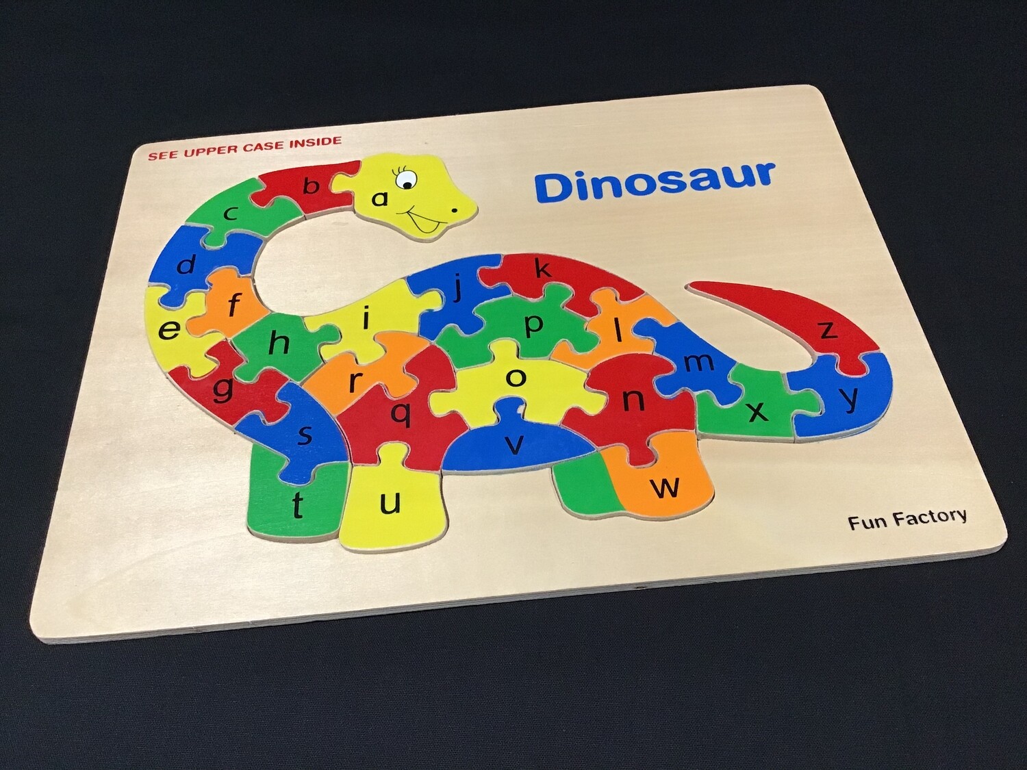 Dinosaur Alphabet Wooden 26pce Puzzle